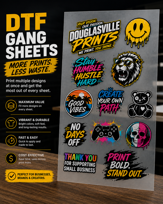 Upload Your DTF Gang Sheet